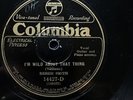 BESSIE SMITH w/ EDDIE LANG GUITAR - ‘I’M WILD ABOUT THAT THING’ COLUMBIA 78