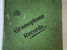 GRAMOPHONE & TYPEWRITER COMPANY RECORD ALBUM, c. 1904 + 4 G&T RECORDS, RARE