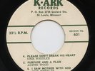 Rare Bluegrass EP - V/A - Onie Wheeler, Austin Wood - K-Ark Records # 631