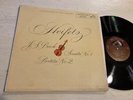 Heifetz J.S. Bach Violin Sonatas LP RCA Plum Shaded Dog Mono M-