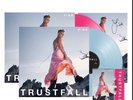 PINK TRUSTFALL 2 LP PINK & BLUE ,CASS AND SIGNED /AUTOGRAPH POSTER UK EXC BUNDLE