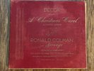 Vintage Decca Presents Dickens A Christmas Carol Ronald Colman Full 3 Record Set