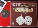 CIV – Set Your Goals LP VINYL ROCK HARDCORE PUNK 2018 RED TRANSLUCENT