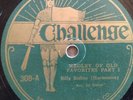 78 rpm Challenge 308, Billy Bishop, medley harmonica guitar , prewar country E+