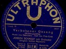 JOSEPH SCHMIDT Verbotener Gesang / Marechiare   78rpm  SCHELLACKPLATTE S1376