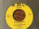 45 RPM Gino Washington WMC 358 Gino is a Coward SOUL  M-