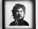 Shane MacGowan from The Pogues - Original Framed Vinyl Record Art 1988