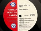 GRIM REAPER+AEROSMITH Rock You To Hell/Live II -  1987 AFRTS PROMO LP