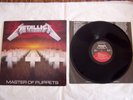 VINTAGE 1986 METALLICA MASTER OF PUPPETS VINYL LP RECORD ELEKTRA VG+++ 1ST PRESS
