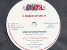 REGGAE  -- SANDRA EDWARDS -- GIVE ME SOME EMOTION --UK  7