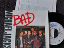 MICHAEL JACKSON – PROMO-7“ - BAD – INKL PROMO-INSERT – GERMAN PRESS