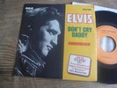 ELVIS PRESLEY Don't Cry Daddy Picture Sleeve & 45 mint- 1969 Top rare 