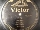 Punto Guajiro CUBAN 78 RPM  JUAN PAGES. TENOR CUBANO CON LAUD. EL SI