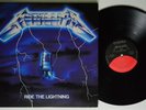METALLICA Ride The Lightning ELEKTRA/MEGAFORCE LP VG+