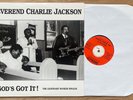 Reverend Charlie Jackson LP Gospel Soul Rock Booker Singles NM