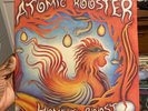 ATOMIC ROOSTER 2 LP HOME TO ROOST Mooncrest 1977 UK CARL PALMER PROG PSYCH NM-