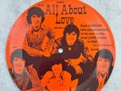 VINTAGE OSMOND'S ALL ABOUT LOVE CARDBOARD RECORD - 33 1/3 RPM