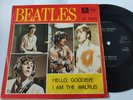 Mega rare The Beatles single 45 Hello Goodbye Denmark Full Center  Exc/Exc+