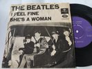 Very rare The Beatles single 45 I Feel Fine Purple label Denmark R 5200 VG+/Exc