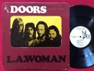 THE DOORS   L.A. WOMAN RARE WHITE LABEL PROMO  LP LISTEN (1971) ORIG EKS 75011