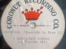 Louis H. Diercks Ohio State Chorus Gershwin Rhapsody in Blue 78 rpm Record
