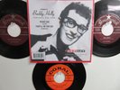 4 BUDDY HOLLY/BUDDY HOLLY & THE CRICKETS HIT 45's+1PICTURE [PEGGY SUE] 50's