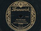 78tk-Jazz-BRUNSWICK 3567-Johnny Dodds Black Bottom Stompers-(Wild Man Blues)