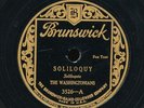 78tk-Jazz-BRUNSWICK 3526-Washingtonians-(Soliloquy/Black & Tan Fantasy)