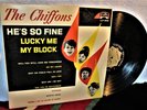Girl Group The Chiffons He's So Fine '63 LP ODD Color Cover Front & Back  M- Rec