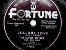 1953 Davis Sisters Roy Hall Jealous Love Going Down Road Feeling Bad 78 Record