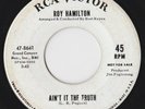 ROY HAMILTON SOUL 45 AIN'T IT THE TRUTH HEAR IT