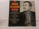 MOSE ALLISON SINGS LP , Mono, 1966 First Pressing