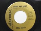 Jazz 45 Nina Gaylo - Sinner And Saint / The Music Goes 'Round and Around On Hear
