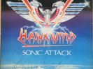 HAWKWIND SONIC ATTACK 1ST PRESS 1981 UK RCA VINYL LP 6004 SIGNED BY DAVE BROCK