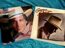 Vintage George Strait LPs Right or Wrong & Does Ft. Worth Ever Cross Your Mind?