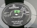 THE BEATLES  ORIGINAL  1964 UK 45 CANT BUY ME LOVE  E TEST  STICKER  EX