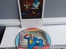 MARILLION - SIGNED AUTOGRAPHED ARTWORK BY ALL Inc FISH + PUNCH AND JUDY PIC DISC