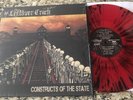 Leftover Crack Constructs of The State LP vinyl Choking Victim red black swirl