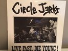 Circle Jerks Bootleg 12” Vinyl Album Live Fast, Die Young VG FREE Shipping