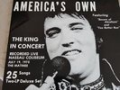 elvis presley rare vinyl record. America's Own: The King In Concert