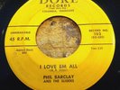 169...RARE ROCKABILLY 45 PHIL BARCLAY AND THE SLIDERS 