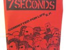 7 Seconds - Committed For Life E.P. 1983 1st Pressing KBD Hardcore Punk Vinyl