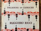 Ruggiero Ricci Paganini 24 Caprices Decca SXL 2194 WBg ED1