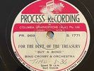 BING CROSBY Buy a bond For the dept of the treasury S1771 10