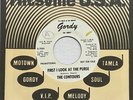 THE CONTOURS - ‘FIRST I LOOK AT THE PURSE’ US GORDY  DEMO COPY 1965 ORIGINAL