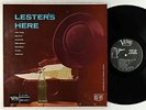 Lester Young & His Orchestra - Lester's Here LP - Verve - MG V-1071 Mono DG VG+