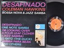 COLEMAN HAWKINS Desafinado: Bossa Nova & Jazz Samba LP ORIG MONO RVG 1962