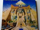 IRON MAIDEN POWERSLAVE 1984 LIGHT BLUE SPATTERED VINLY DUTCH PRESS EMI