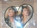 Vinyl Madonna Picture Disc Into The Groove Heart Shape rare + 2 Hype stickers