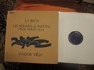 J.S. BACH: Sonaten Partiten Violine solo SANDOR VEGH  3 LP Vinyl VALOIS NM
